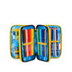 Picture of SEVEN 3 ZIPPER GOLDEN PAINT PENCIL CASE